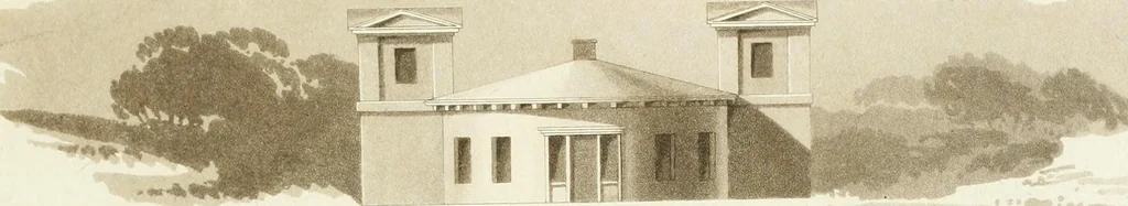 An illustration from Designs for cottages, cottage farms, and other rural buildings, including entrance gates and lodges, 1805, leaf 116