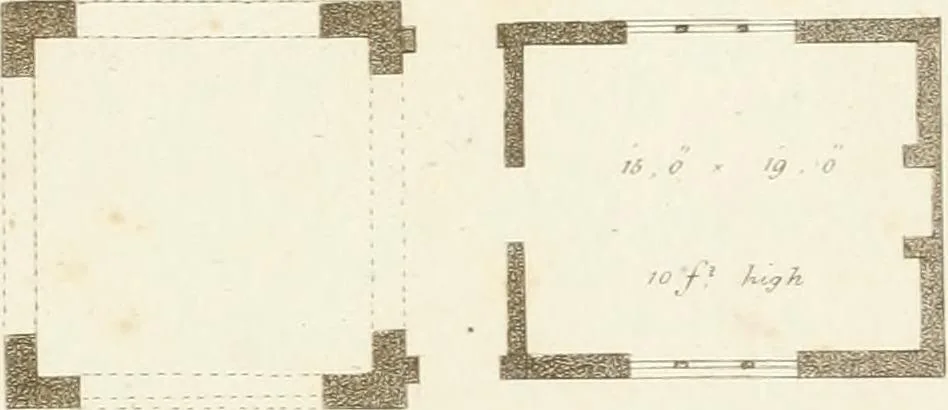 An illustration from Designs for cottages, cottage farms, and other rural buildings, including entrance gates and lodges, 1805, leaf 128