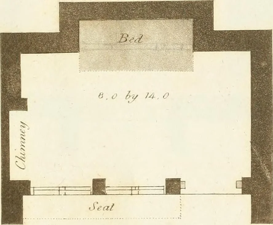 An illustration from Designs for cottages, cottage farms, and other rural buildings, including entrance gates and lodges, 1805, leaf 44