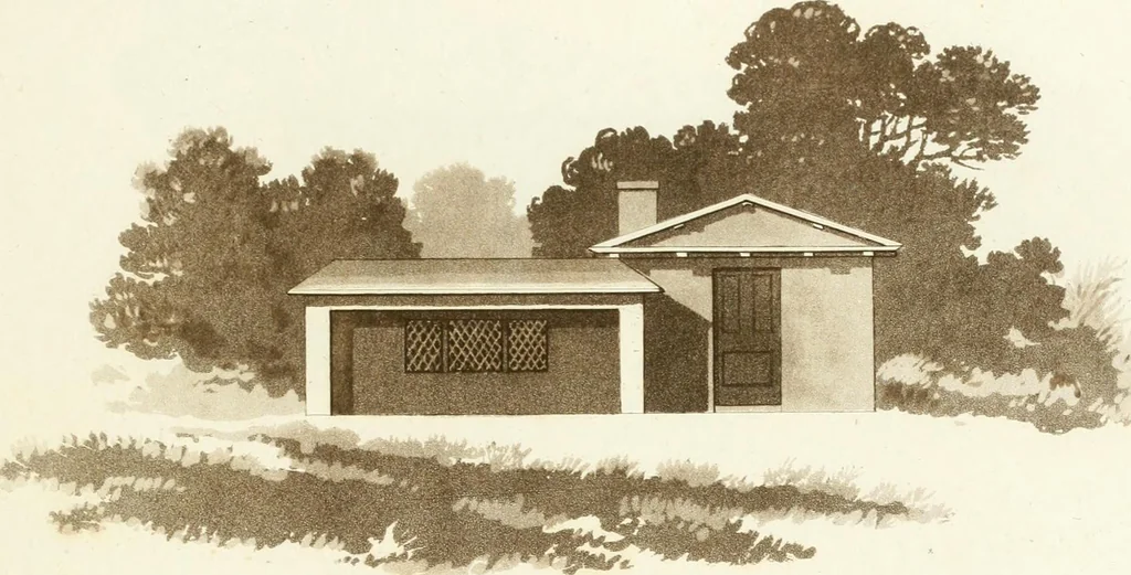An illustration from Designs for cottages, cottage farms, and other rural buildings, including entrance gates and lodges, 1805, leaf 56