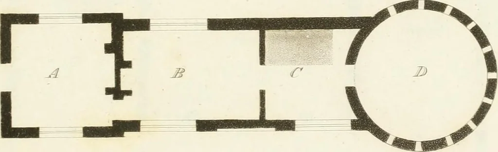 An illustration from Designs for cottages, cottage farms, and other rural buildings, including entrance gates and lodges, 1805, leaf 84