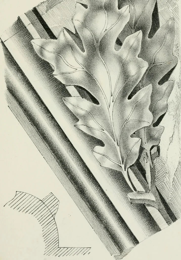 An illustration from Designs for Gothic ornaments & furniture, after the ancient manner, for ecclesiastical and domestic purposes, for the use of architects, and workers in metal, stone, wood, etc., etc, 1854, leaf 72