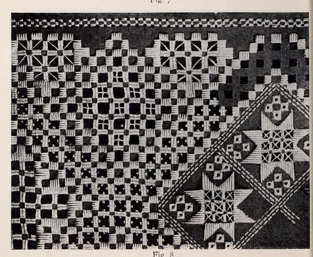 An illustration from Designs for Hardanger (Norwegian) embroidery, 1904, leaf 16