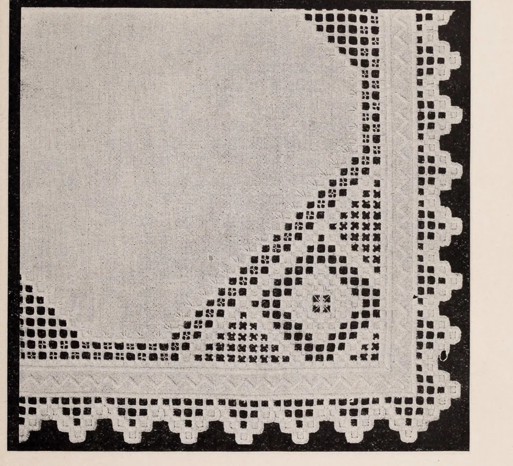 An illustration from Designs for Hardanger (Norwegian) embroidery, 1904, leaf 23