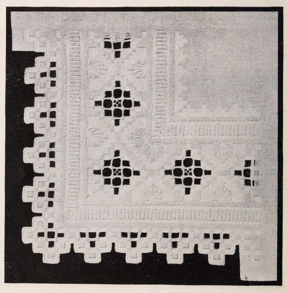 An illustration from Designs for Hardanger (Norwegian) embroidery, 1904, leaf 26