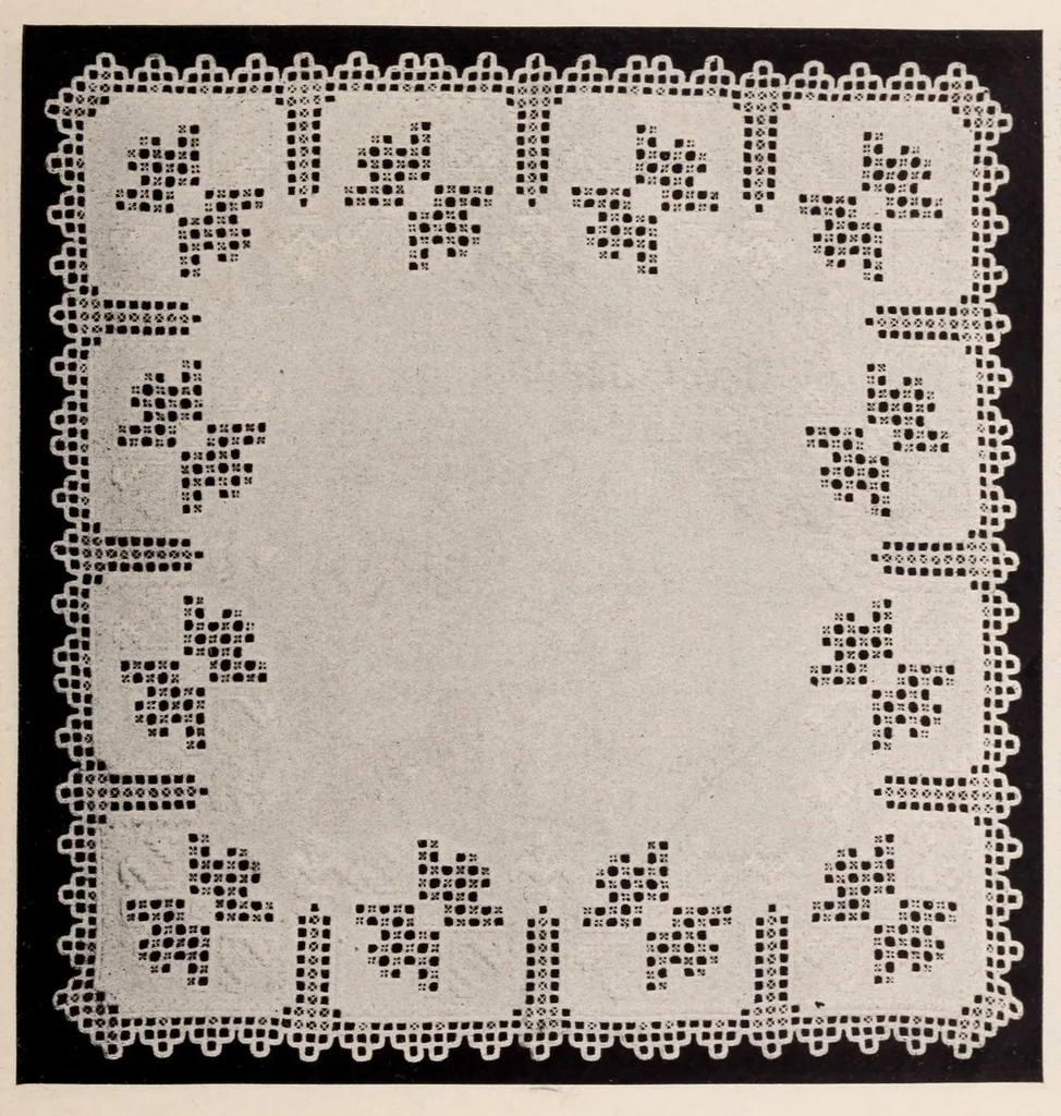 An illustration from Designs for Hardanger (Norwegian) embroidery, 1904, leaf 49