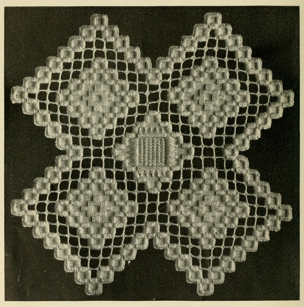 An illustration from Designs for Hardanger embroidery, 1904, leaf 10