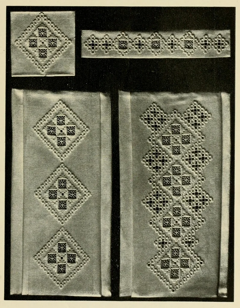 An illustration from Designs for Hardanger embroidery, 1904, leaf 7