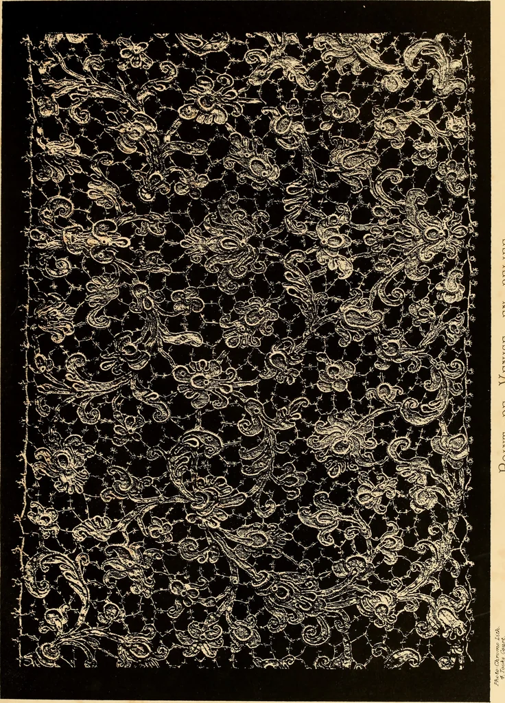 An illustration from Designs for lace making, 1870, leaf 15