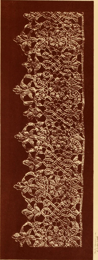 An illustration from Designs for lace making, 1870, leaf 33