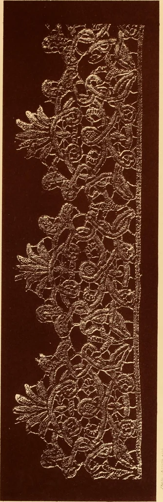An illustration from Designs for lace making, 1870, leaf 37