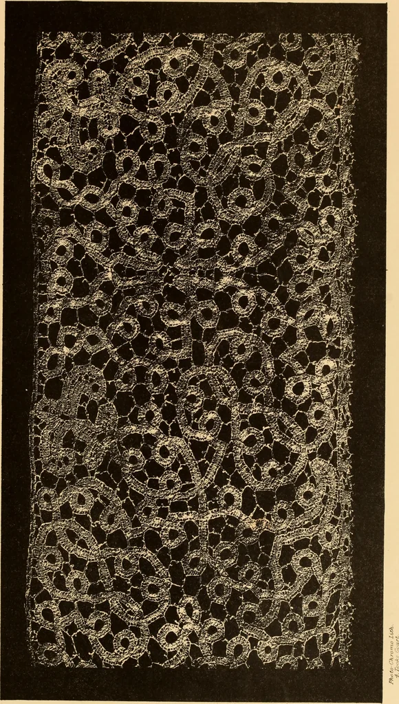 An illustration from Designs for lace making, 1870, leaf 93
