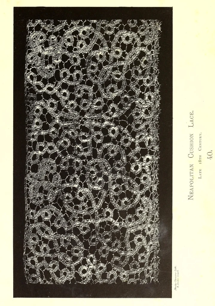 An illustration from Designs for lace making, 1870, leaf 173