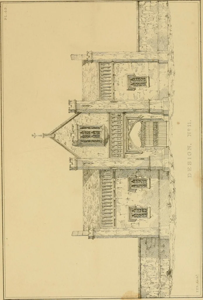 An illustration from Designs for lodges and park entraces, 1833, leaf 120