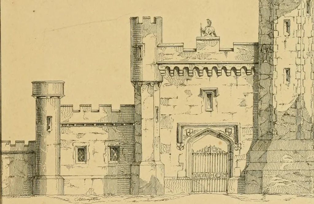 An illustration from Designs for lodges and park entraces, 1833, leaf 130