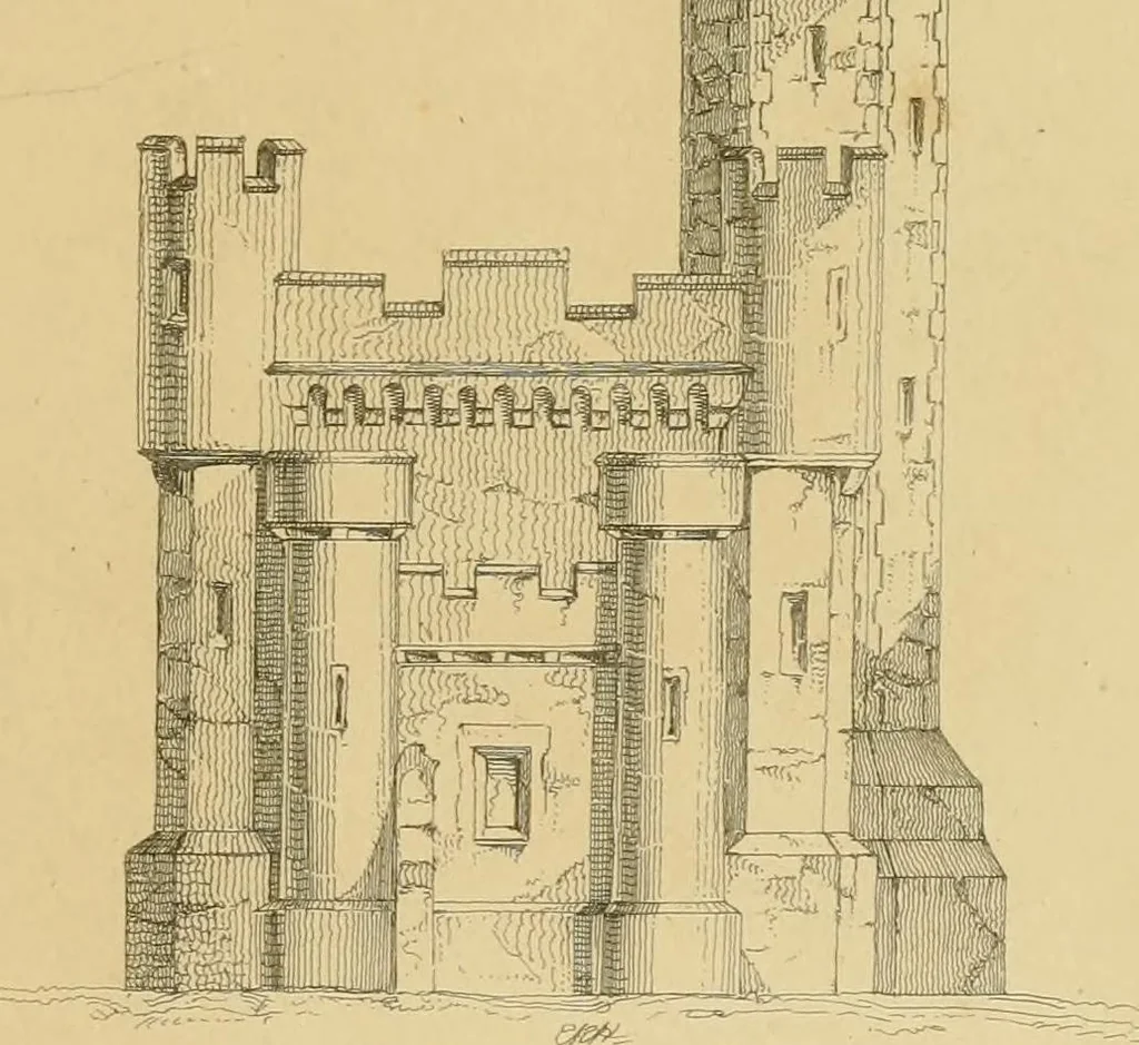 An illustration from Designs for lodges and park entraces, 1833, leaf 132