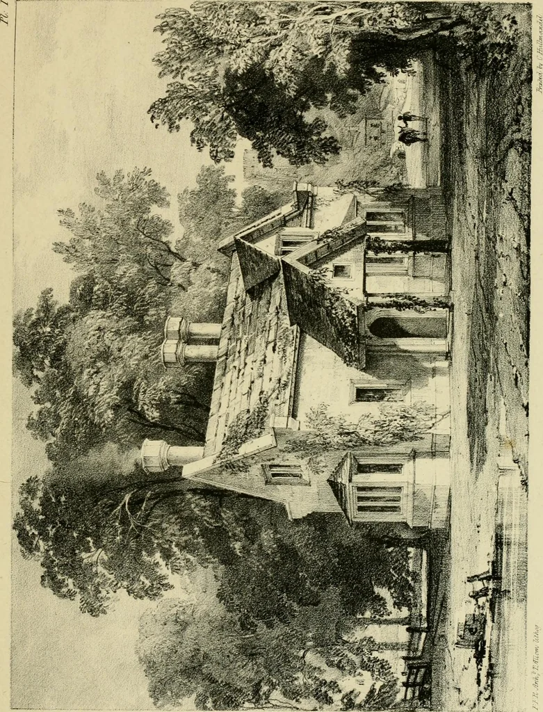 An illustration from Designs for lodges and park entraces, 1833, leaf 16