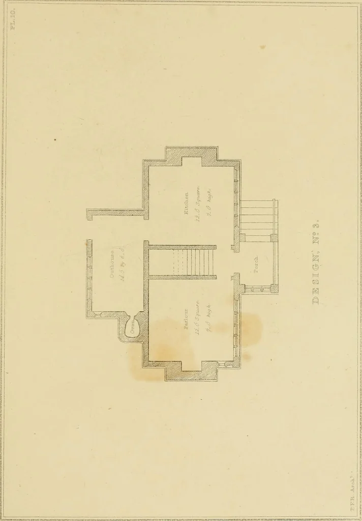 An illustration from Designs for lodges and park entraces, 1833, leaf 38