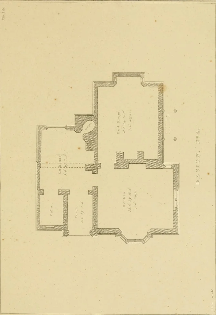 An illustration from Designs for lodges and park entraces, 1833, leaf 48