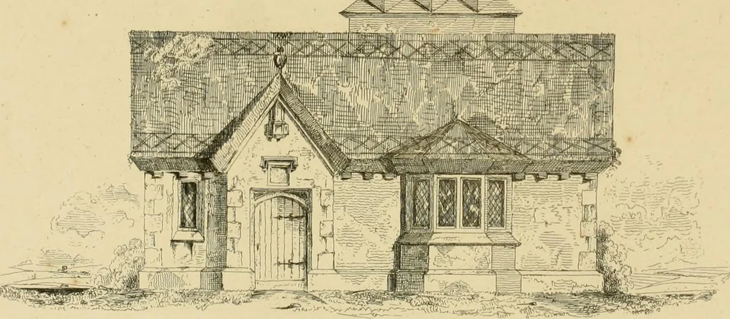 An illustration from Designs for lodges and park entraces, 1833, leaf 50