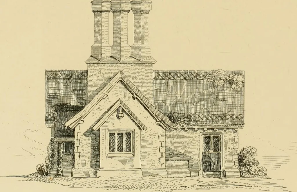 An illustration from Designs for lodges and park entraces, 1833, leaf 52