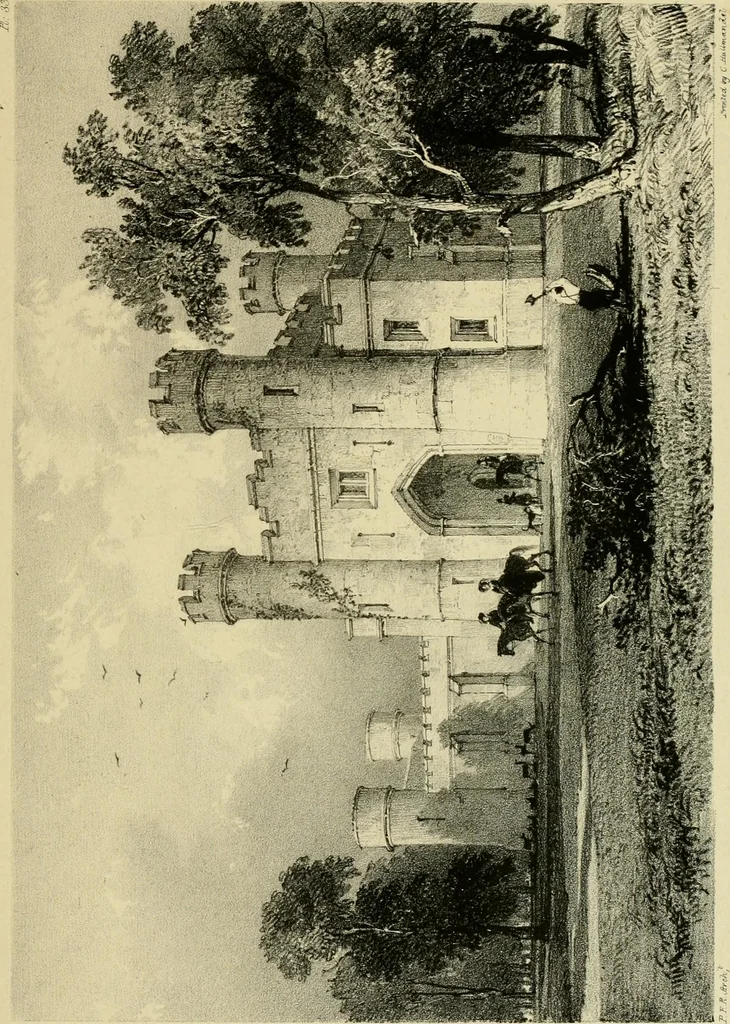An illustration from Designs for lodges and park entraces, 1833, leaf 96