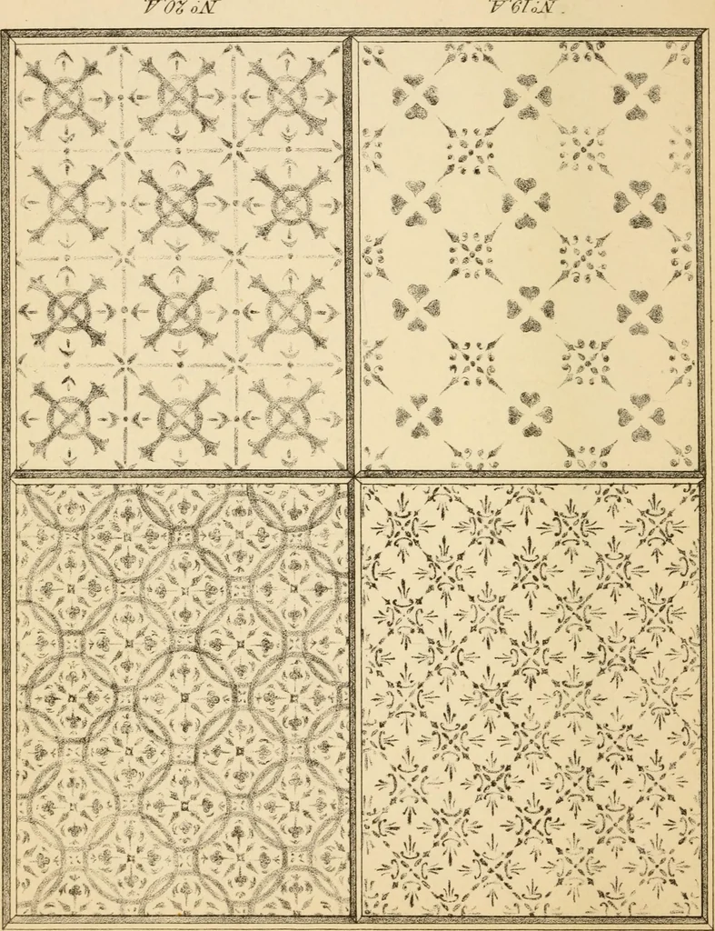 An illustration from Designs for ornamental window glass : with explanatory remarks and an index : 1st March, 1847, 1847, leaf 18