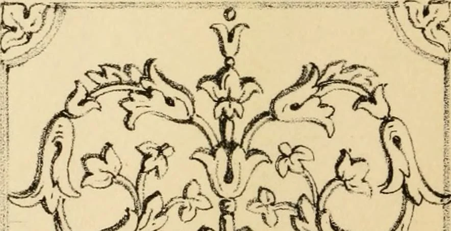 An illustration from Designs for ornamental window glass : with explanatory remarks and an index : 1st March, 1847, 1847, leaf 24