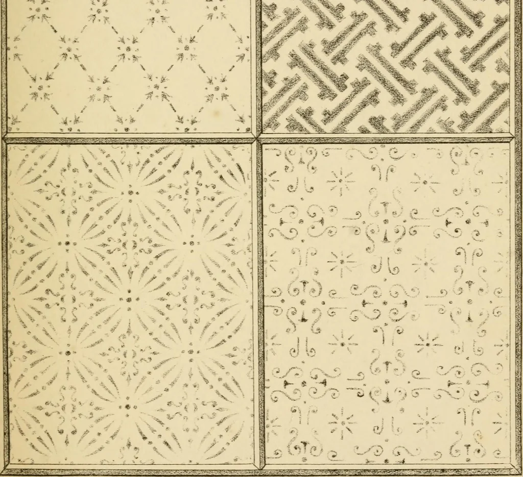An illustration from Designs for ornamental window glass : with explanatory remarks and an index : 1st March, 1847, 1847, leaf 31