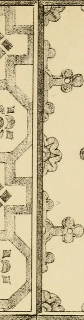 An illustration from Designs for ornamental window glass : with explanatory remarks and an index : 1st March, 1847, 1847, leaf 39