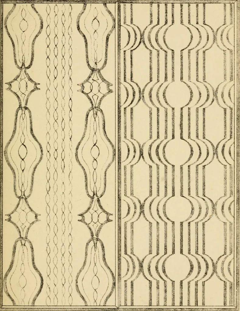 An illustration from Designs for ornamental window glass : with explanatory remarks and an index : 1st March, 1847, 1847, leaf 43