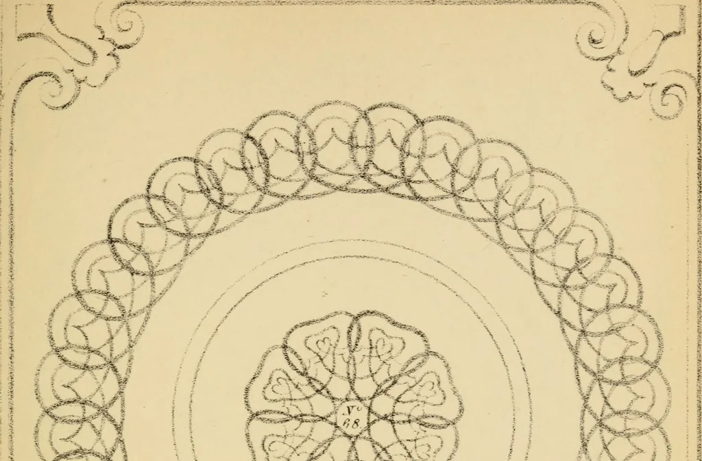 An illustration from Designs for ornamental window glass : with explanatory remarks and an index : 1st March, 1847, 1847, leaf 51