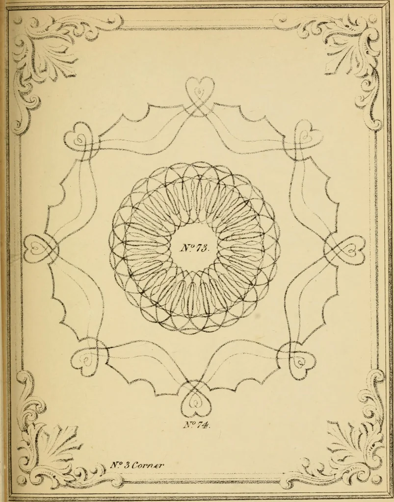 An illustration from Designs for ornamental window glass : with explanatory remarks and an index : 1st March, 1847, 1847, leaf 55