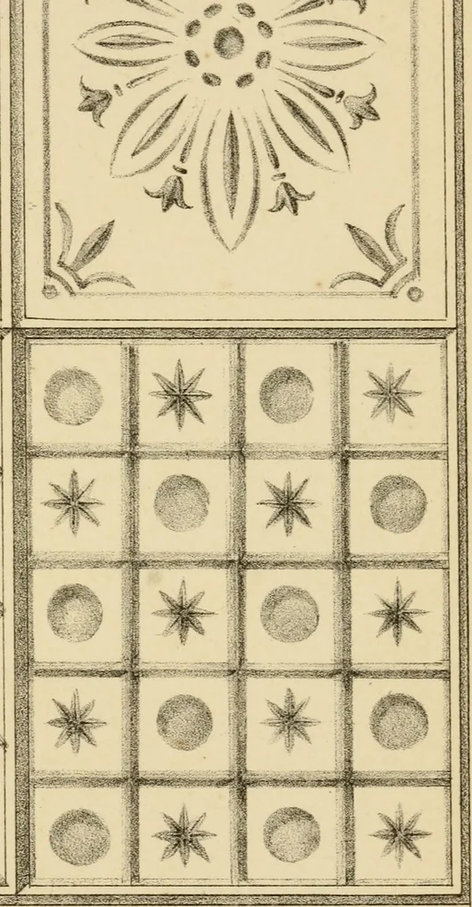 An illustration from Designs for ornamental window glass : with explanatory remarks and an index : 1st March, 1847, 1847, leaf 59