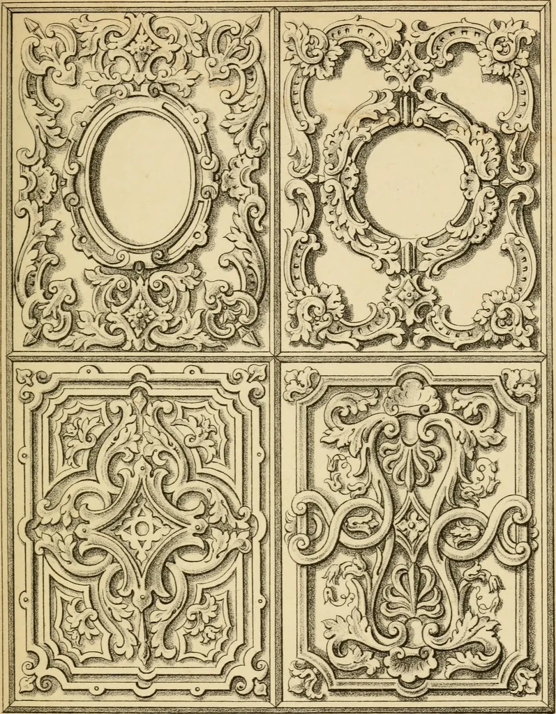 An illustration from Designs for ornamental window glass : with explanatory remarks and an index : 1st March, 1847, 1847, leaf 63
