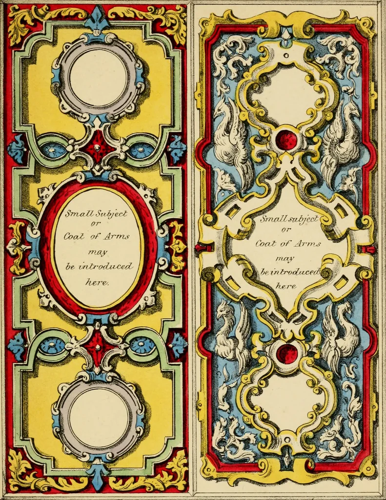 An illustration from Designs for ornamental window glass : with explanatory remarks and an index : 1st March, 1847, 1847, leaf 75