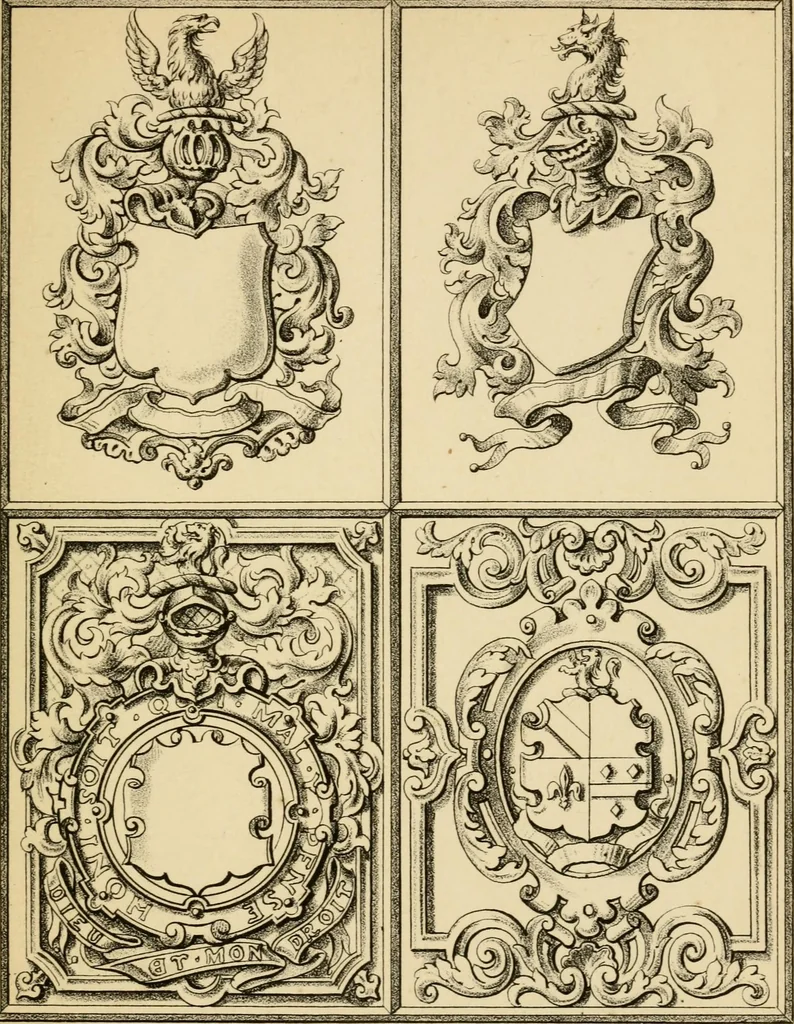 An illustration from Designs for ornamental window glass : with explanatory remarks and an index : 1st March, 1847, 1847, leaf 79