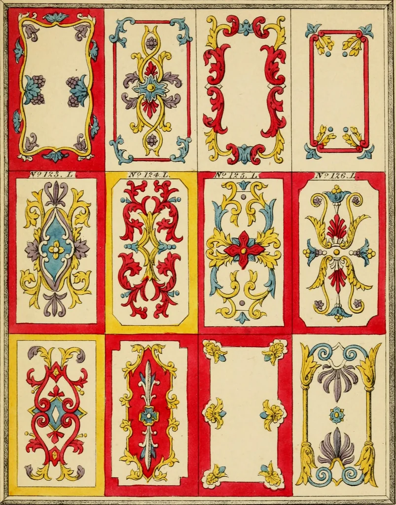 An illustration from Designs for ornamental window glass : with explanatory remarks and an index : 1st March, 1847, 1847, leaf 83