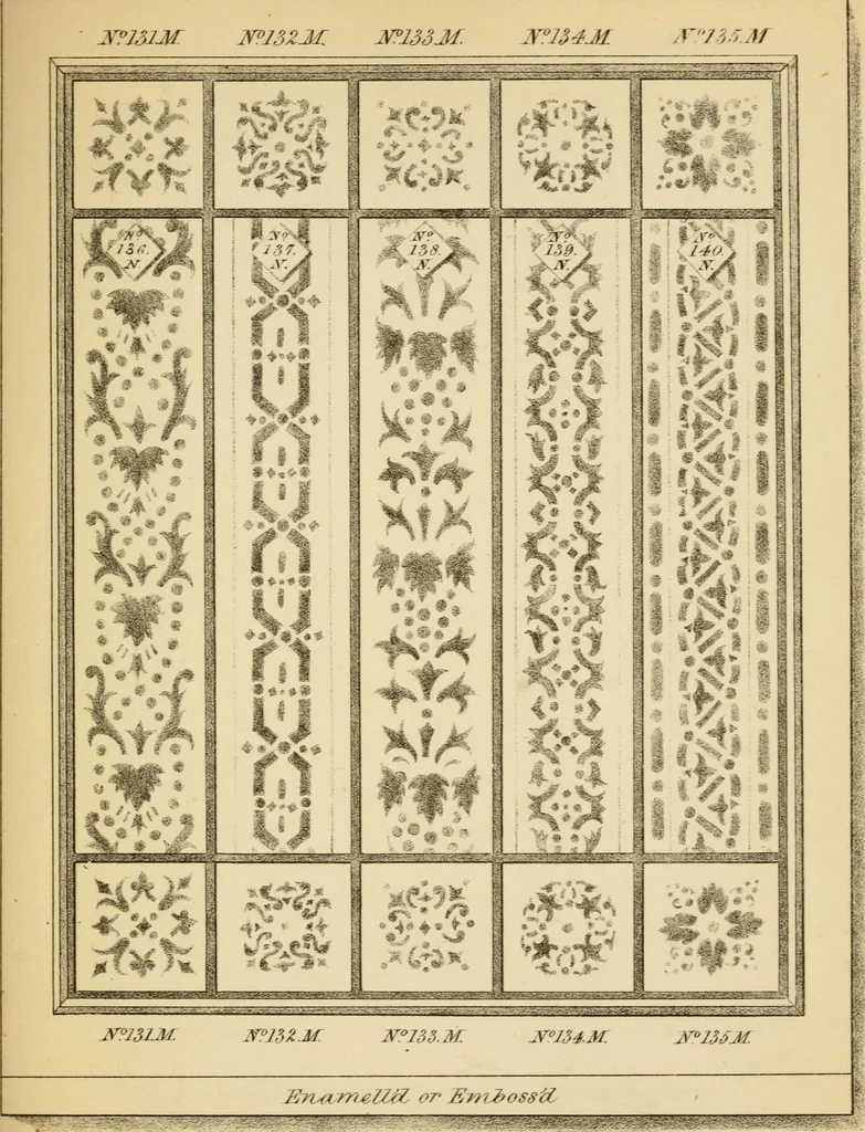 An illustration from Designs for ornamental window glass : with explanatory remarks and an index : 1st March, 1847, 1847, leaf 85