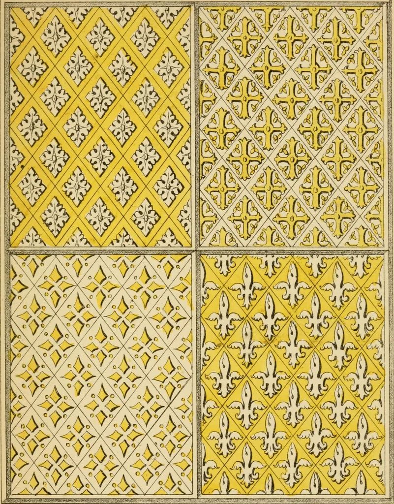 An illustration from Designs for ornamental window glass : with explanatory remarks and an index : 1st March, 1847, 1847, leaf 93