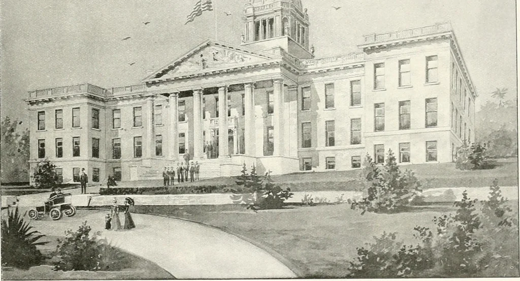 An illustration from Designs from the work of Frank P. Milburn, architect, Columbia, S.C, 1901, leaf 10
