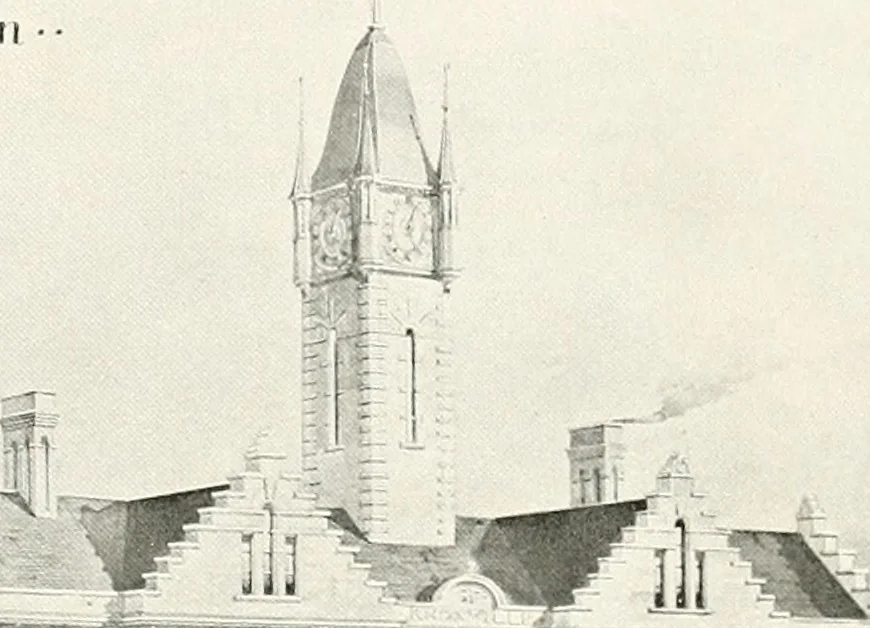 An illustration from Designs from the work of Frank P. Milburn, architect, Columbia, S.C, 1901, leaf 14