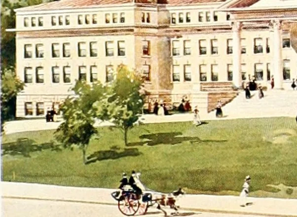 An illustration from Designs from the work of Frank P. Milburn, architect, Columbia, S.C, 1901, leaf 20