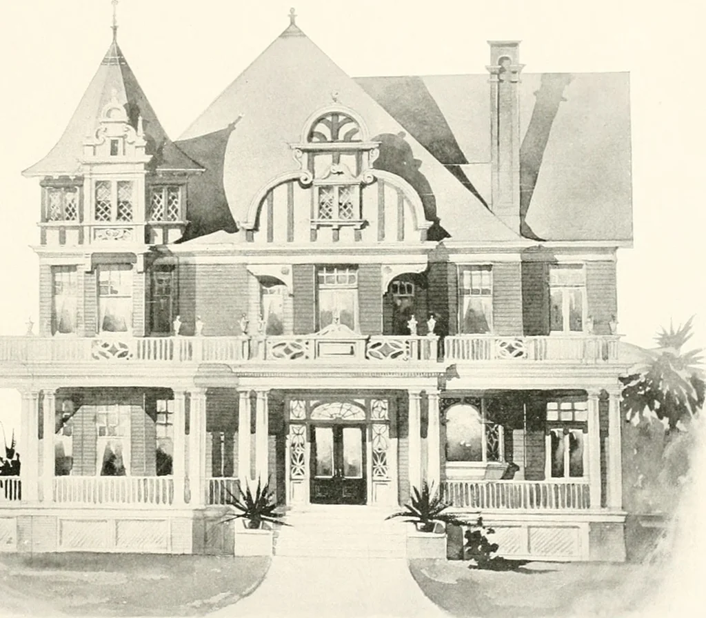 An illustration from Designs from the work of Frank P. Milburn, architect, Columbia, S.C, 1901, leaf 22