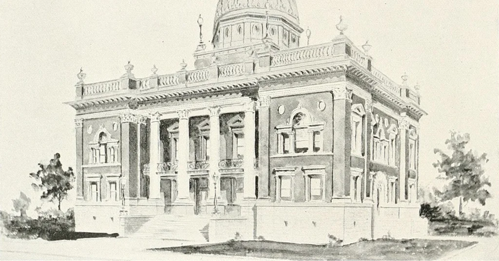 An illustration from Designs from the work of Frank P. Milburn, architect, Columbia, S.C, 1901, leaf 29