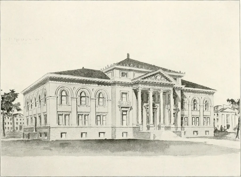 An illustration from Designs from the work of Frank P. Milburn, architect, Columbia, S.C, 1901, leaf 30