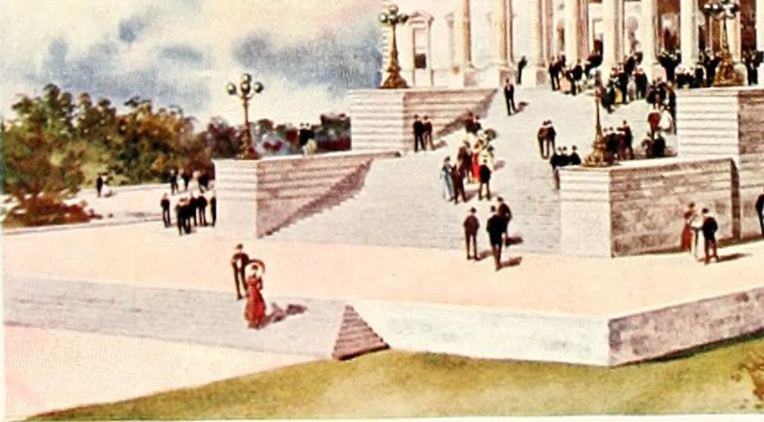 An illustration from Designs from the work of Frank P. Milburn, architect, Columbia, S.C, 1901, leaf 38