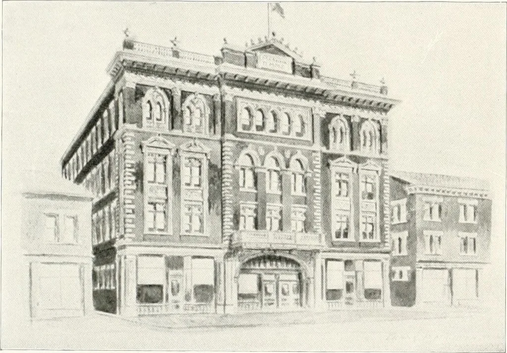 An illustration from Designs from the work of Frank P. Milburn, architect, Columbia, S.C, 1901, leaf 43