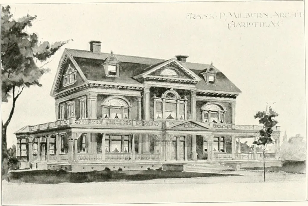 An illustration from Designs from the work of Frank P. Milburn, architect, Columbia, S.C, 1901, leaf 44