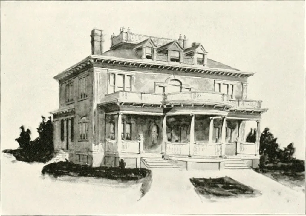 An illustration from Designs from the work of Frank P. Milburn, architect, Columbia, S.C, 1901, leaf 52